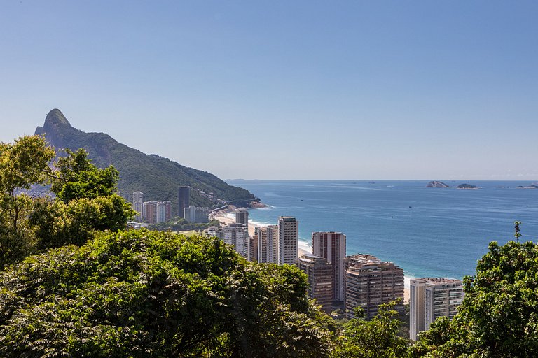 Splendida villa con piscina a São Conrado