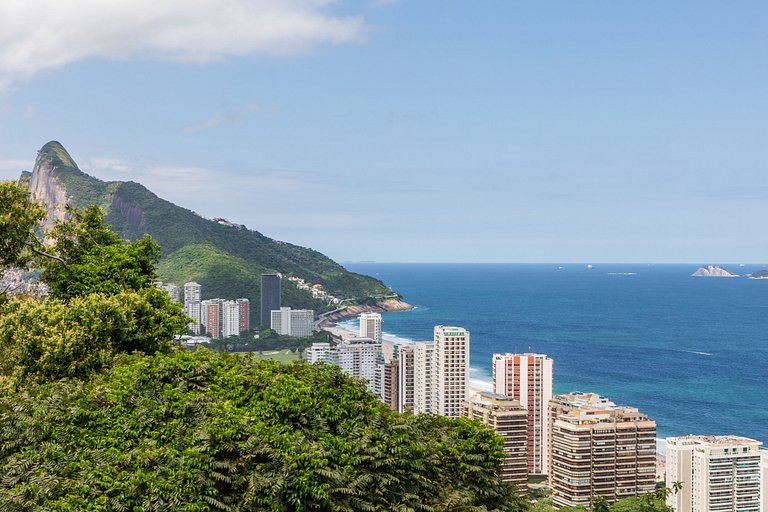 Splendida villa con piscina a São Conrado