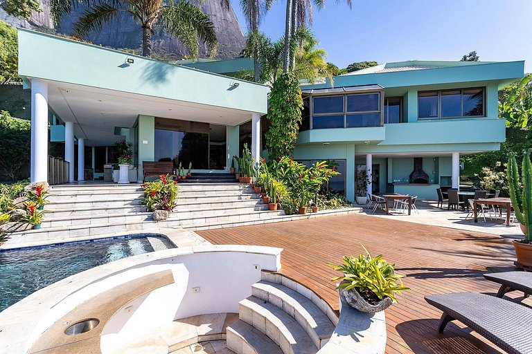 Villa con vista mare a São Conrado