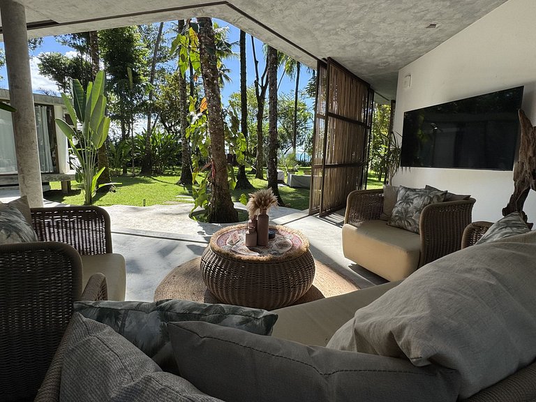 Casa com design de Niemeyer em Boipeba