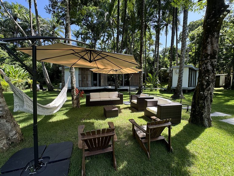 Casa com design de Niemeyer em Boipeba