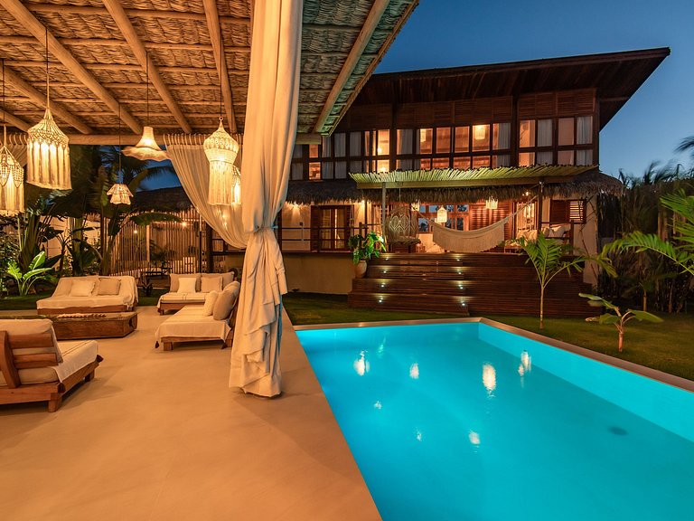 Charmosa casa com piscina em Vila Tatajuba - Cea021