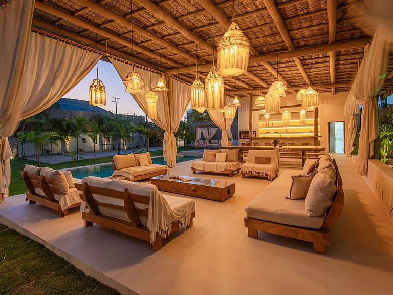 Charmante maison avec piscine à Vila Tatajuba - Cea021