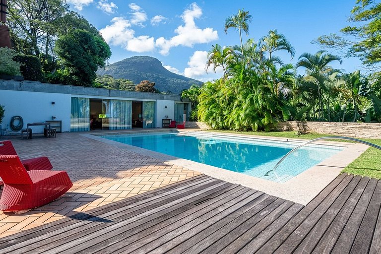 House with beautiful view in São Conrado - Sco018