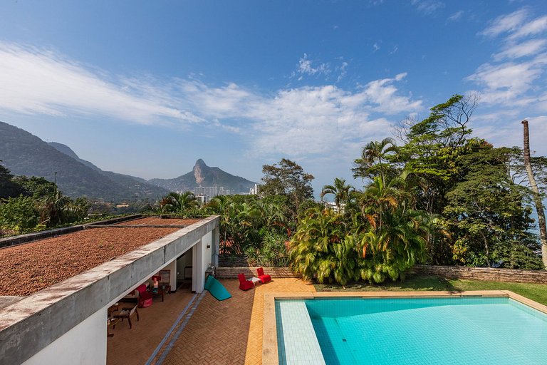 Casa con splendida vista a São Conrado - Sco018