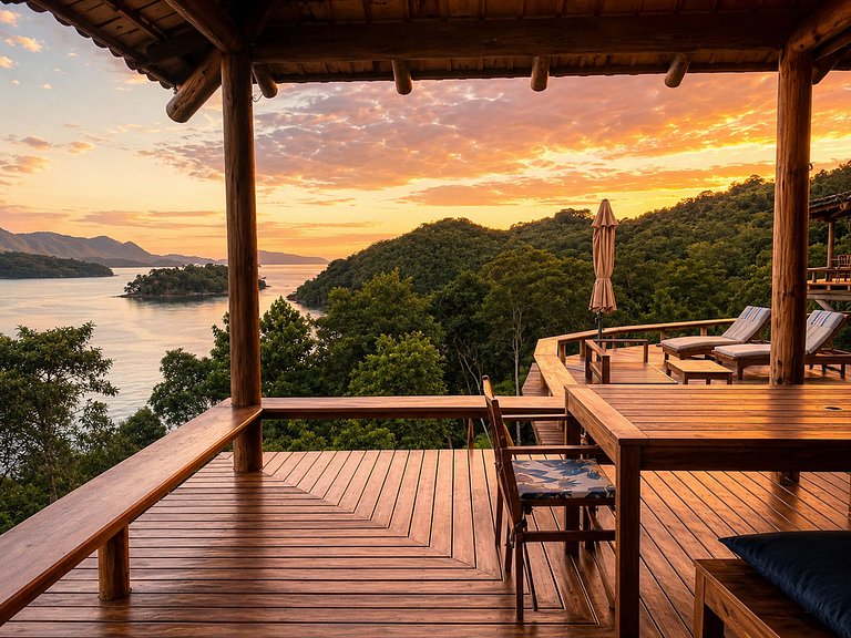 Villa on the hill in Angra dos Reis