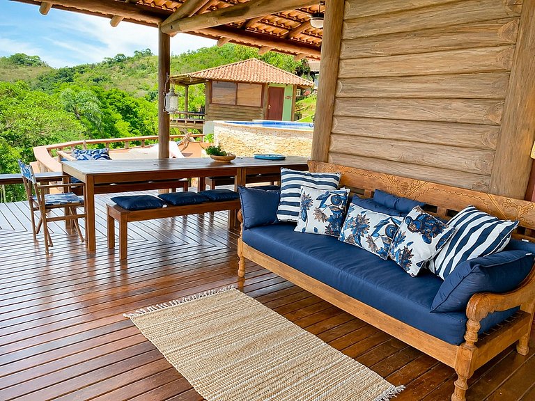 Villa on the hill in Angra dos Reis