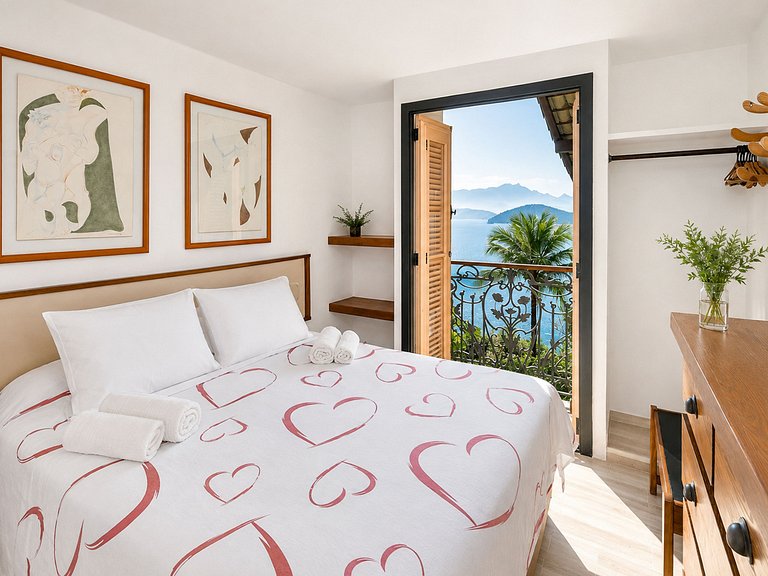 Casa en lo alto de colina en Angra dos Reis