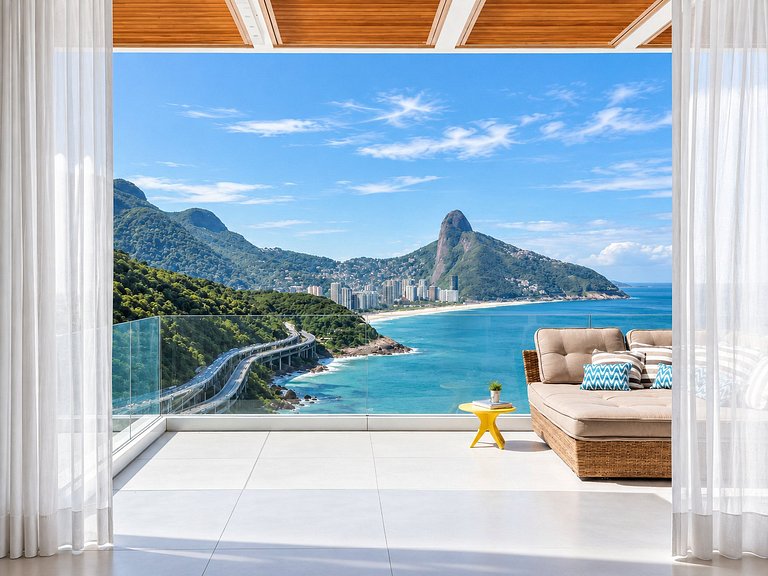 Villa di Lusso Vista Mare a Joá - Joa015
