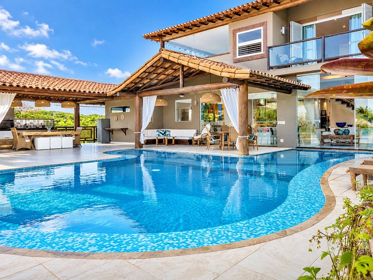 Maison de maître de 6 chambres avec piscine