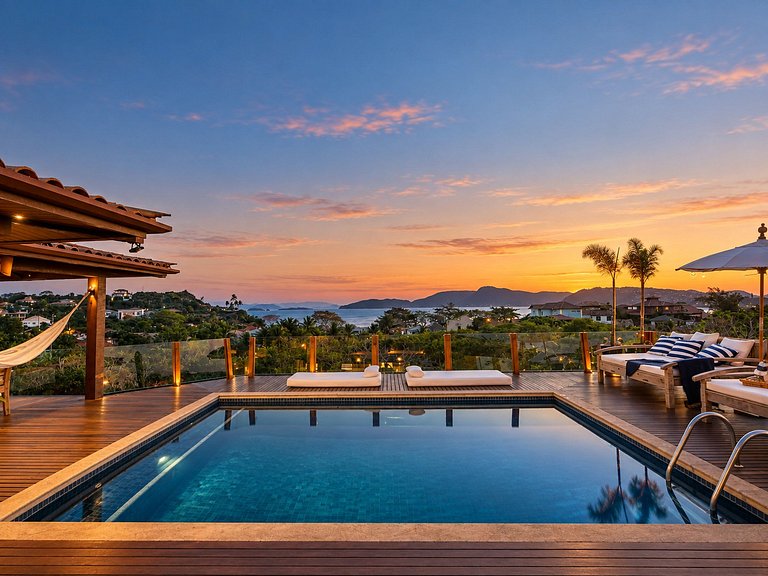 Casa con vista al mar en Geribá, Búzios