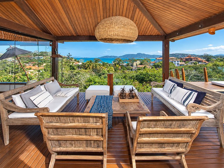 Maison avec vue sur la mer à Geribá, Búzios