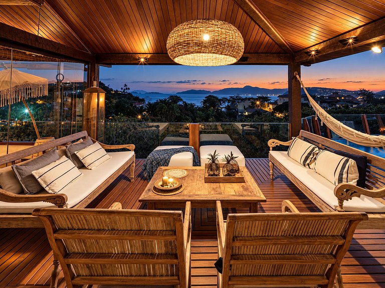 Casa con vista mare a Geribá, Búzios