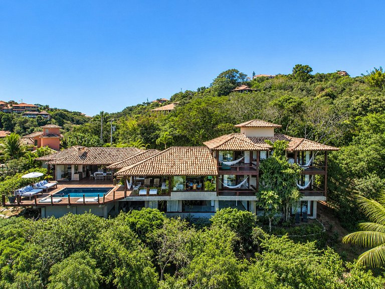 House with sea view in Geribá, Búzios