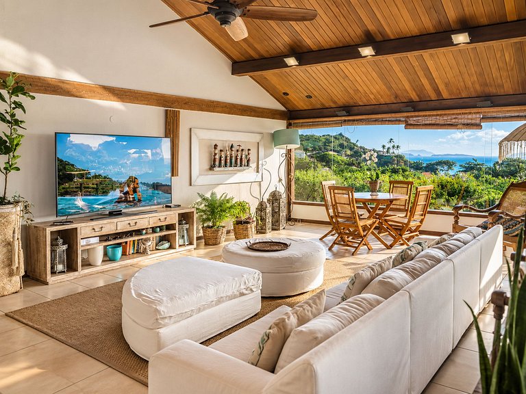 Casa con vista mare a Geribá, Búzios