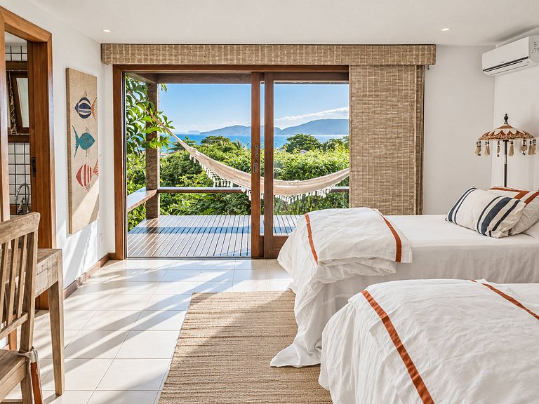 Casa con vista mare a Geribá, Búzios