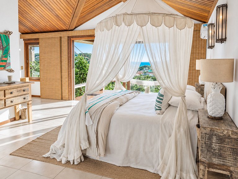 Maison avec vue sur la mer à Geribá, Búzios