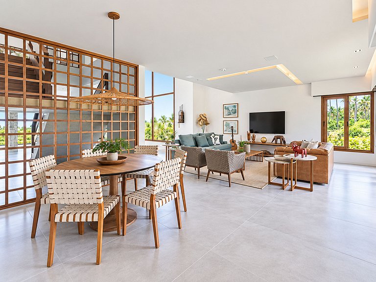 Beachfront villa with heated pool in Mamucabinha - Car004