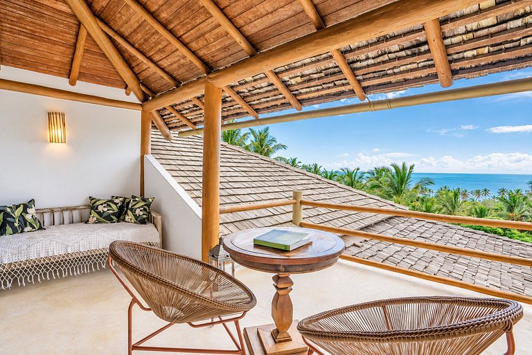 Villa com piscina e vista mar em Trancoso