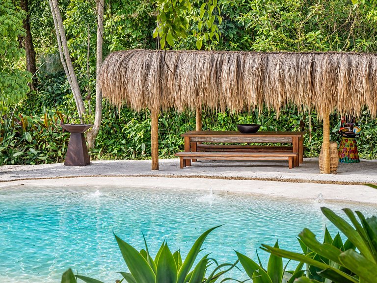 Hermosa casa con piscina en Serra do Rio