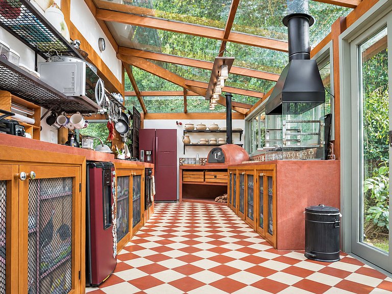 Bella casa con piscina a Serra do Rio