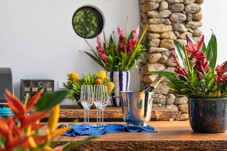 Villa and loft by the sea in Paraty