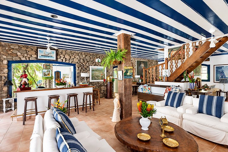 Villa e loft à beira-mar em Paraty