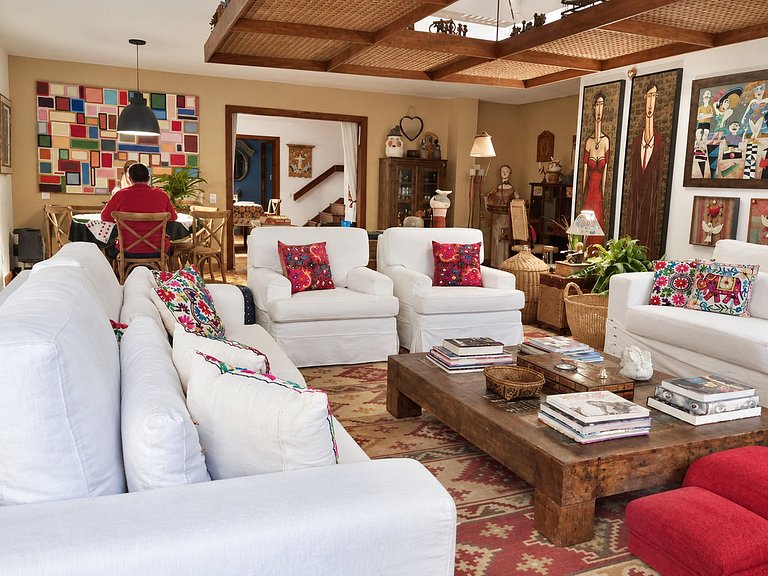 Casa con cascada en Petrópolis