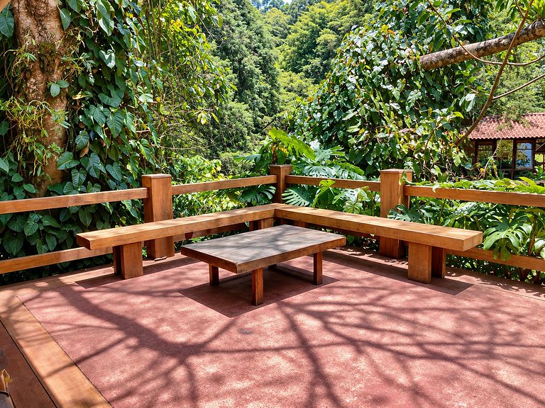 Casa con cascada en Petrópolis