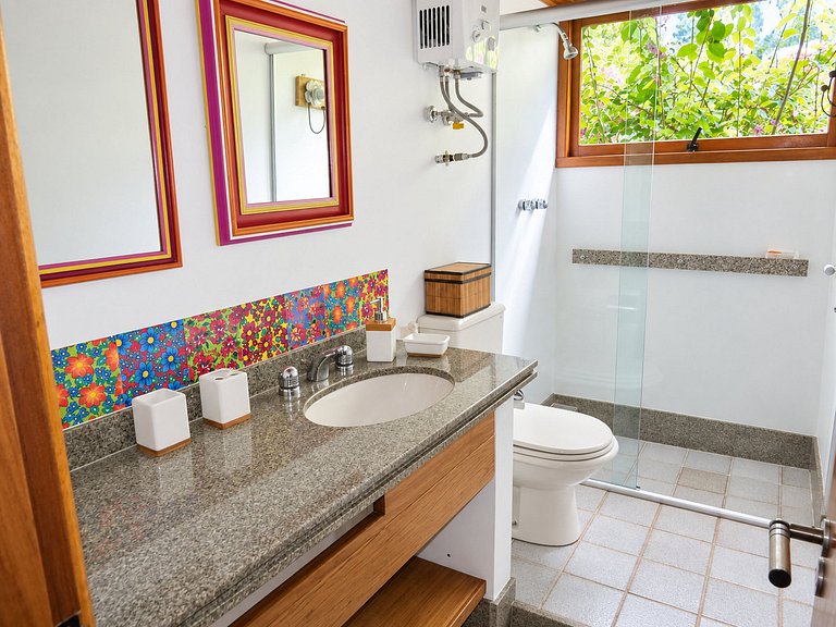 Casa con cascata a Petrópolis