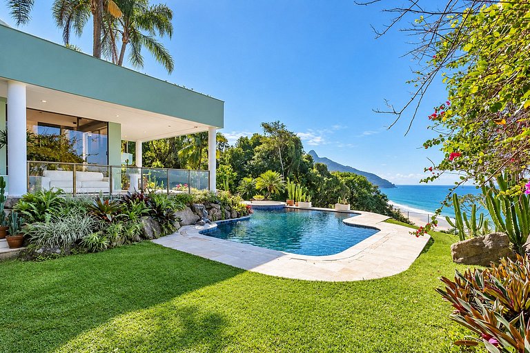 Villa con vista mare a São Conrado