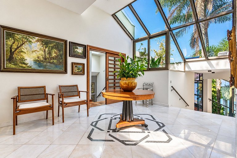 Villa con vista mare a São Conrado