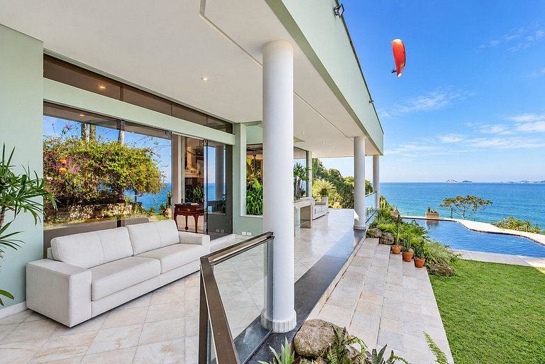 Villa con vista mare a São Conrado