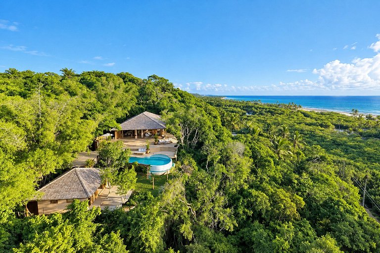 Villa com linda vista do mar em Trancoso