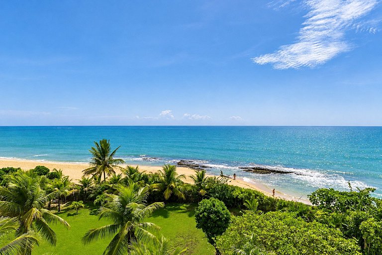 Charmosa villa frente mar em Trancoso