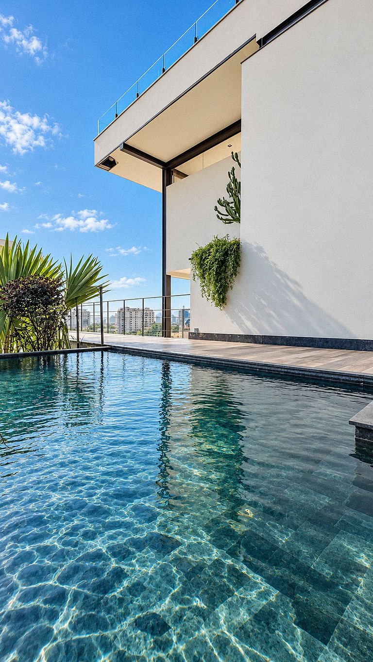 Villa en Joá con vistas al mar y piscina infinita - Joa023