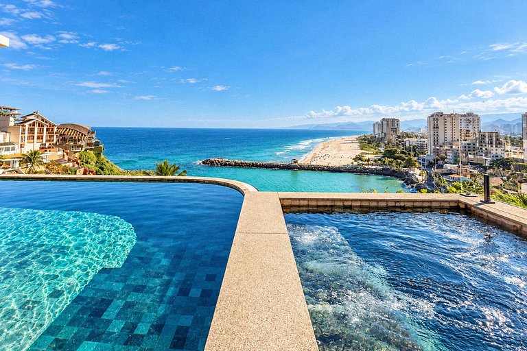 Villa au Joá avec vue mer et piscine à débordement - Joa023