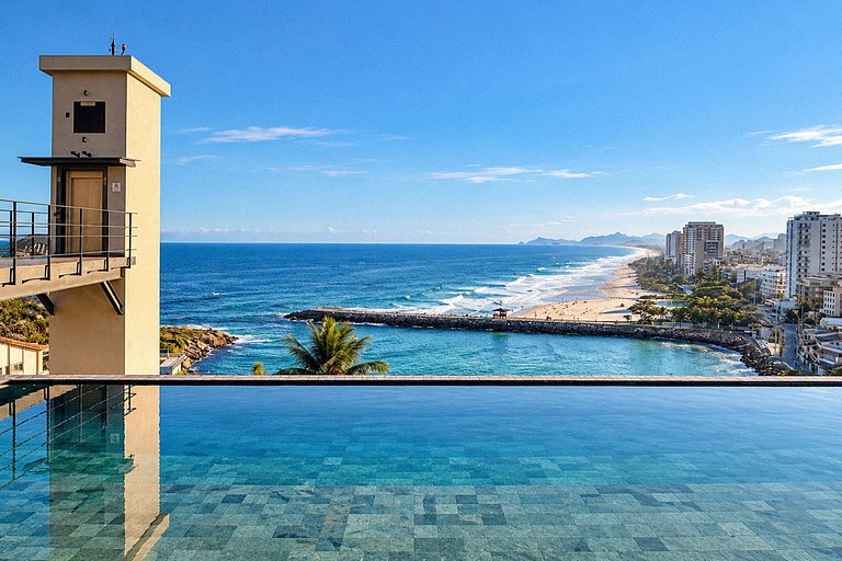 Mansão no Joá com vista mar e piscina infinita - Joa023