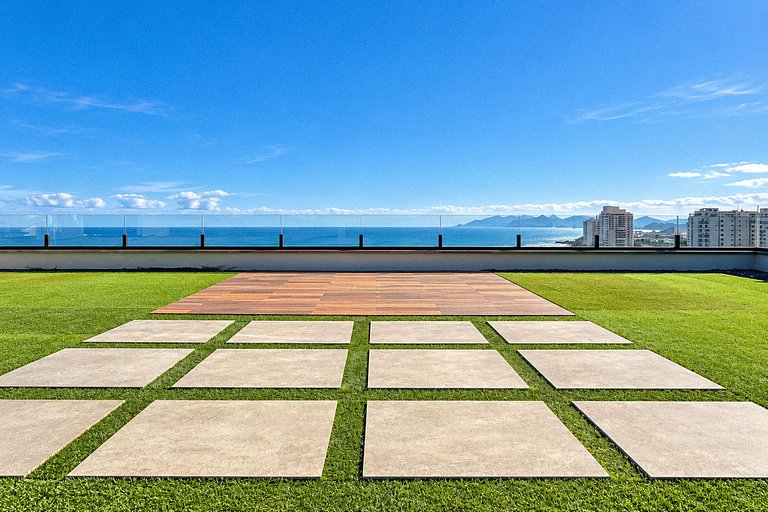 Ocean-view villa with infinity pool in Joá - Joa023