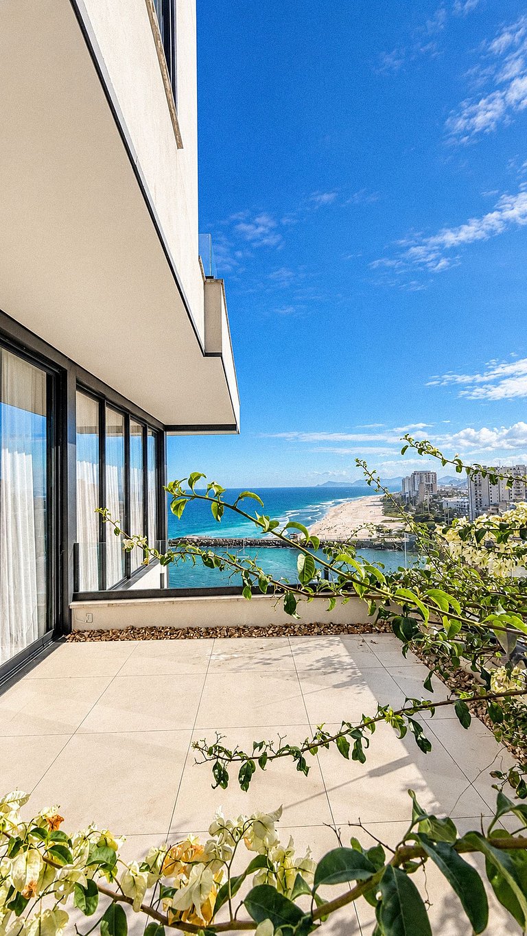 Ocean-view villa with infinity pool in Joá - Joa023