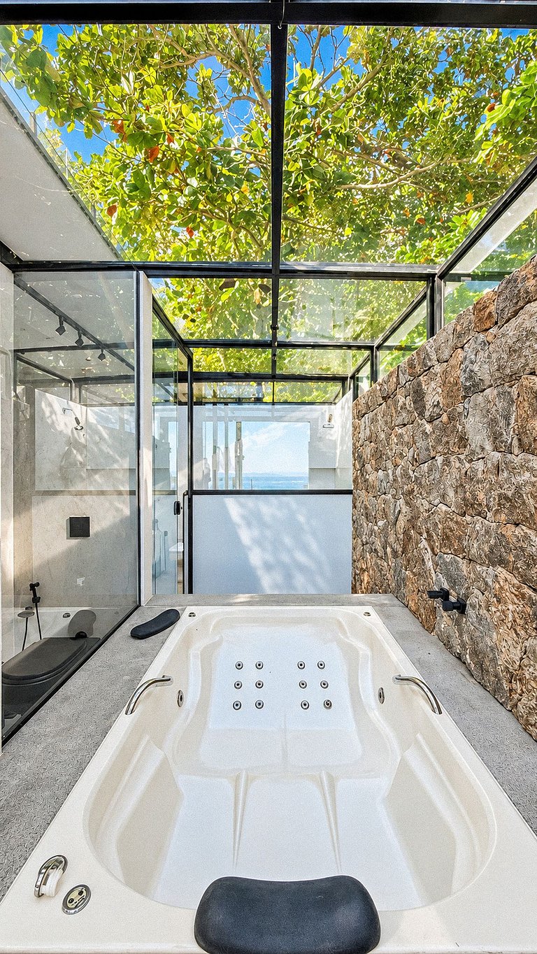 Villa en Joá con vistas al mar y piscina infinita - Joa023