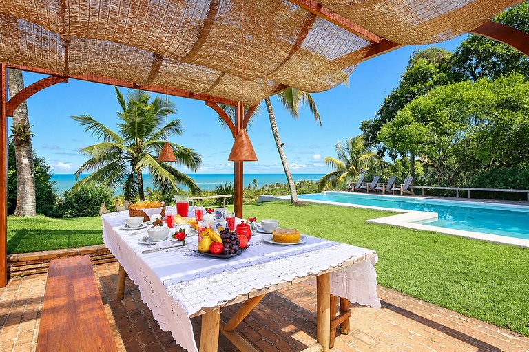 Casa com vista do mar em Trancoso