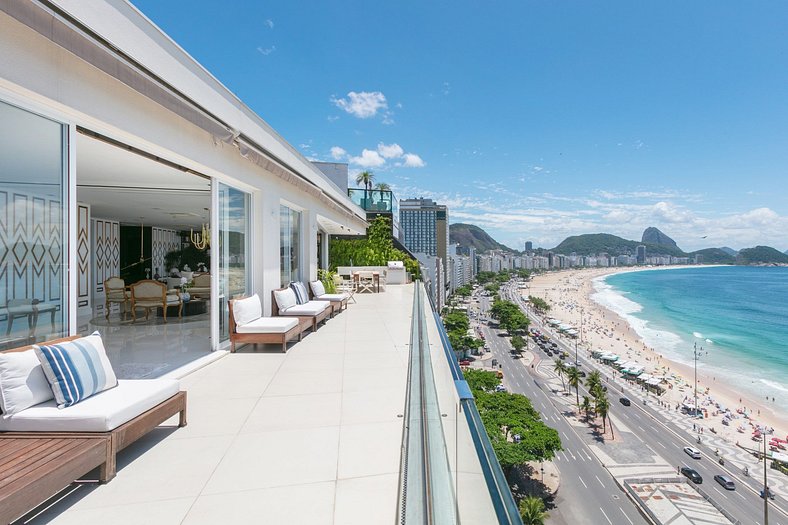 Cop006 - Penthouse of 6 suites oceanfront in Copacabana