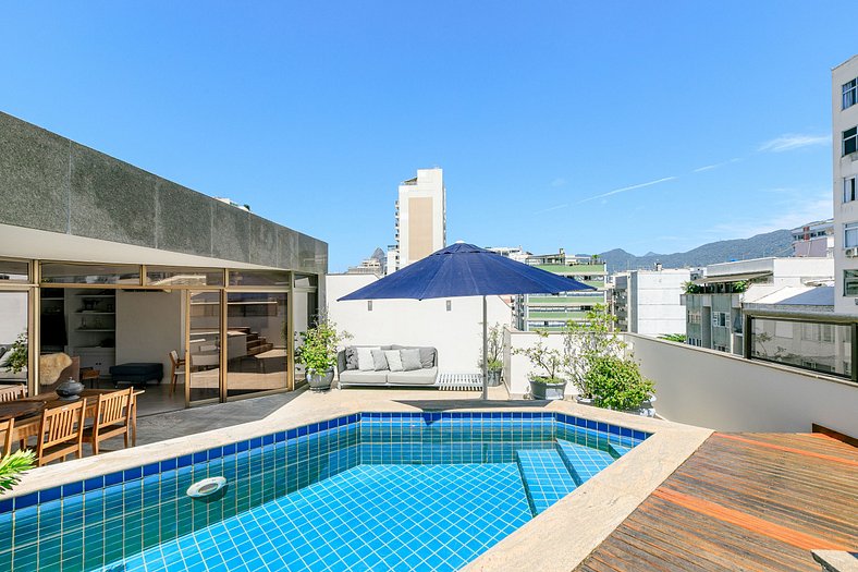 Duplex penthouse with pool in Ipanema - Ipa025