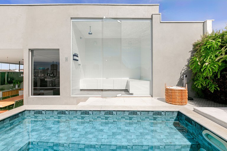 Penthouse de luxe avec piscine à Leblon - Leb006